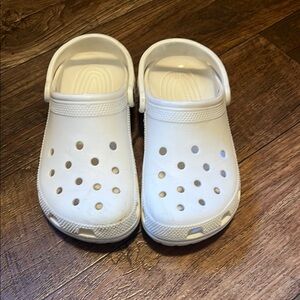 White Crocs